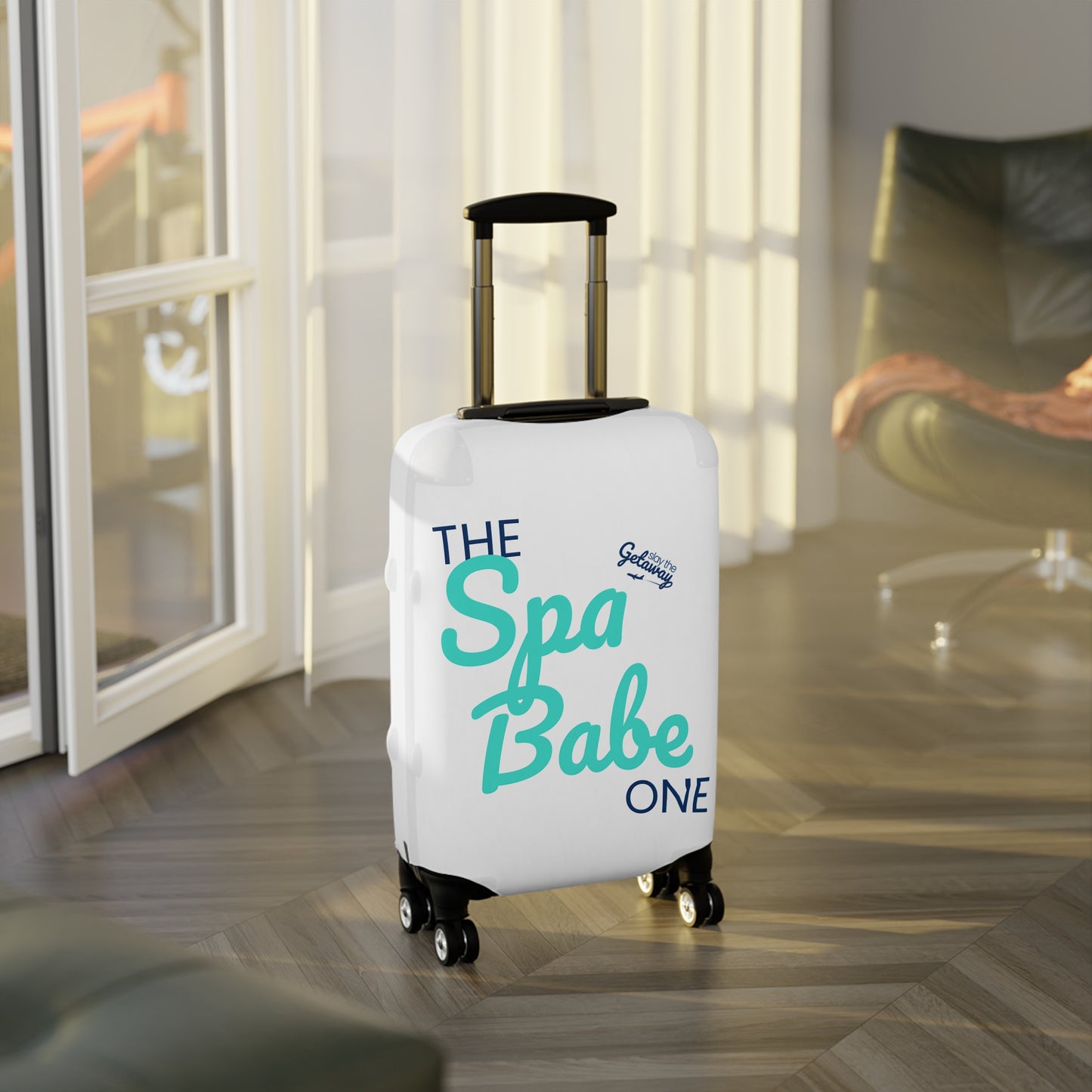 Trip Style Luggage Covers – Spa Babe - Fun Travel Accessory for Vacation, Gift for Travelers, Beach Lovers, Summer Getaways, Travel in Style