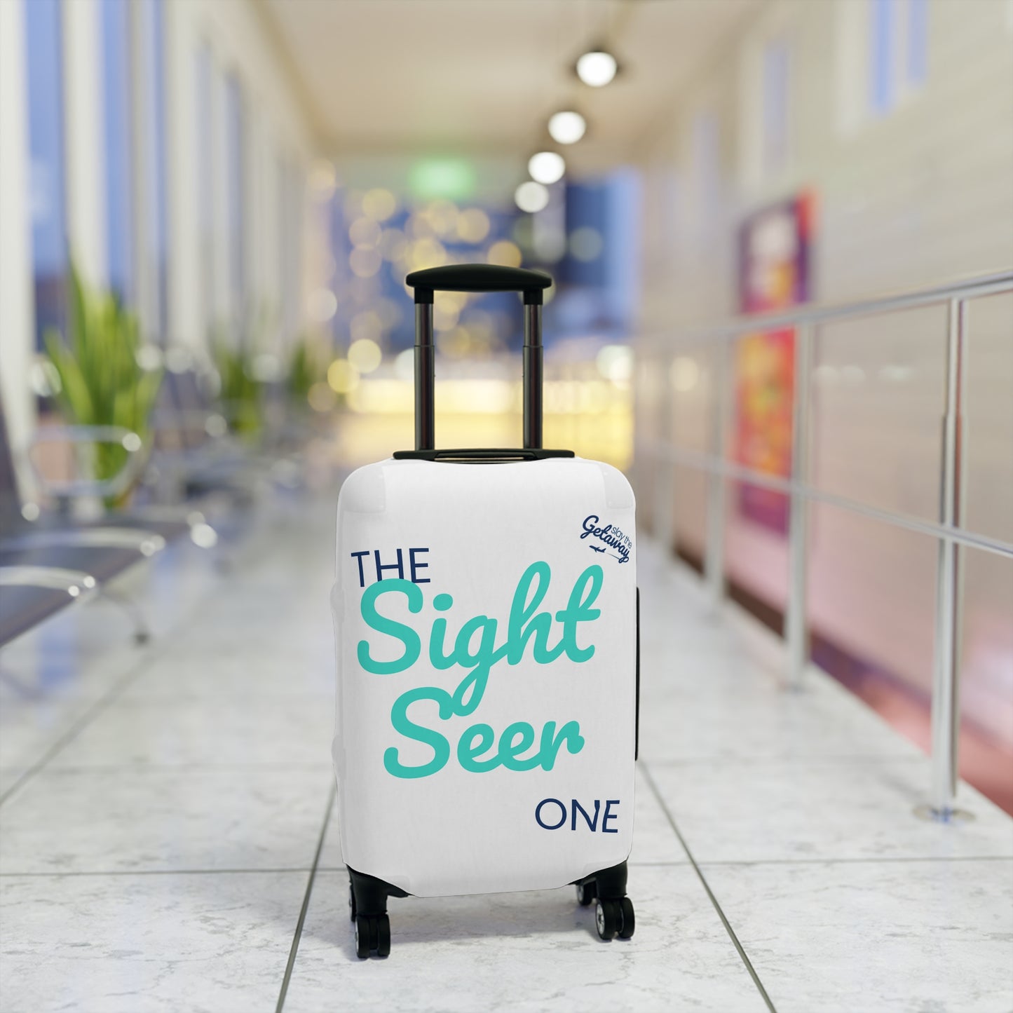 Trip Style Luggage Covers – Sight Seer - Fun Travel Accessory for Vacation, Gift for Travelers, Beach Lovers, Summer Getaways, Travel in Style