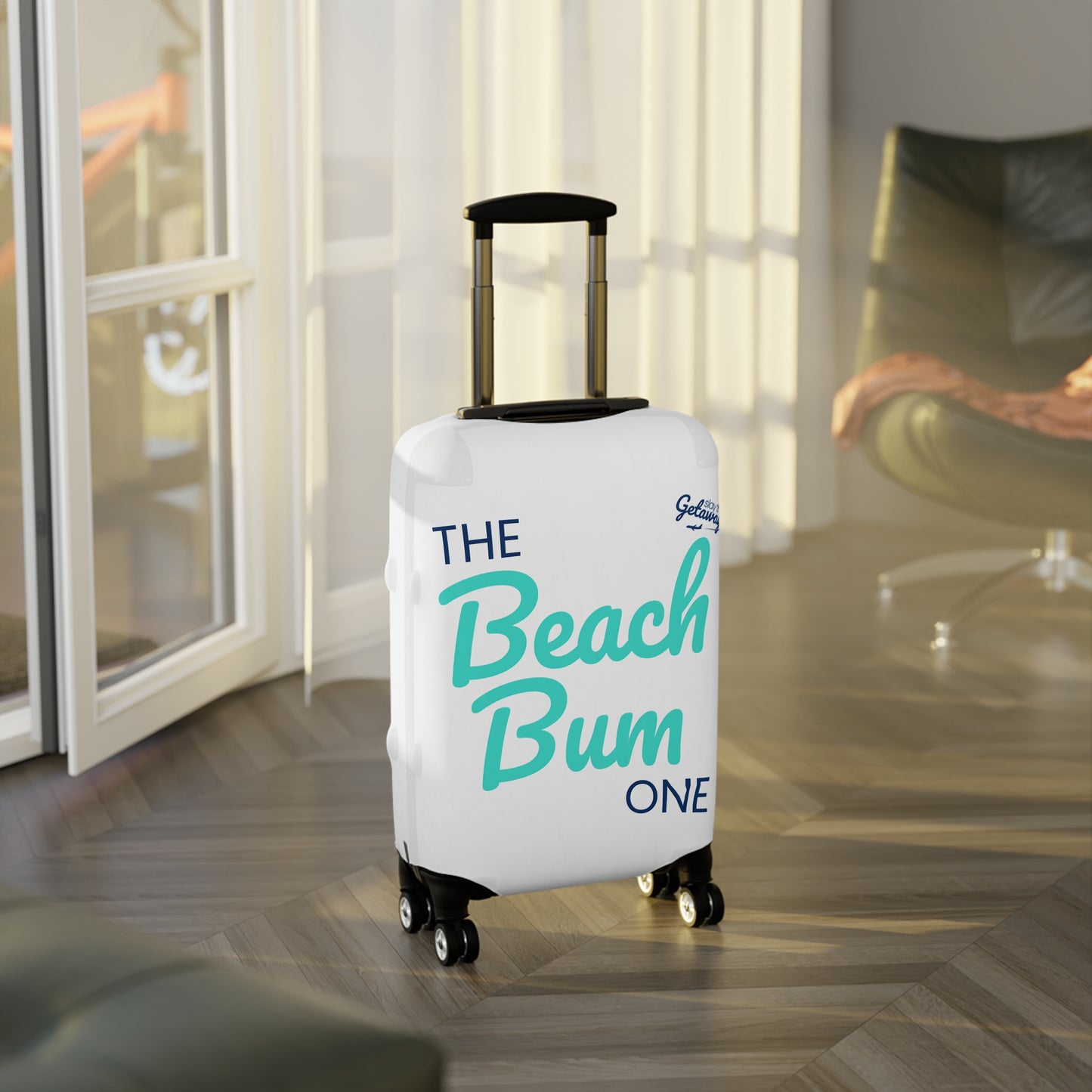 Trip Style Luggage Covers – Beach Bum - Fun Travel Accessory for Vacation, Gift for Travelers, Beach Lovers, Summer Getaways, Travel in Style