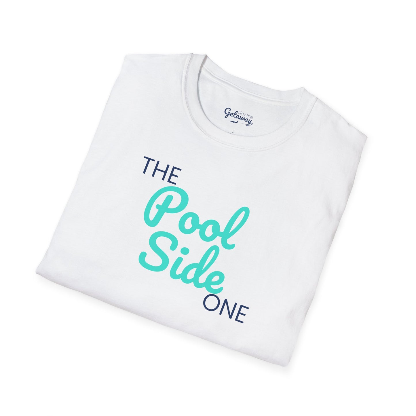 Trip Style - Pool Side - Unisex Softstyle T-Shirt, Summer Tee, Vacation Apparel, Beach Shirt, Relaxation Wear, Gift for Pool Lovers
