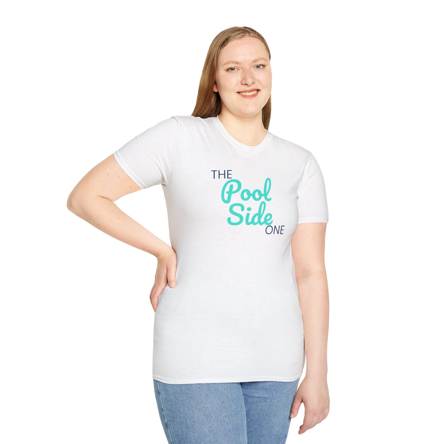 Trip Style - Pool Side - Unisex Softstyle T-Shirt, Summer Tee, Vacation Apparel, Beach Shirt, Relaxation Wear, Gift for Pool Lovers