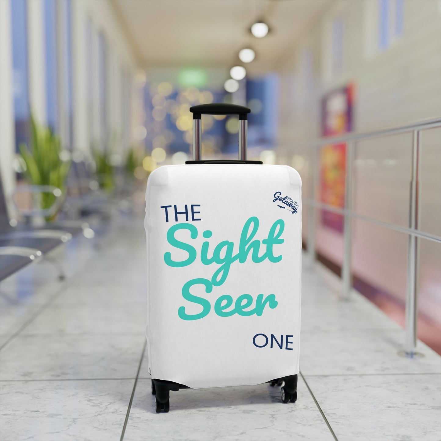 Trip Style Luggage Covers – Sight Seer - Fun Travel Accessory for Vacation, Gift for Travelers, Beach Lovers, Summer Getaways, Travel in Style