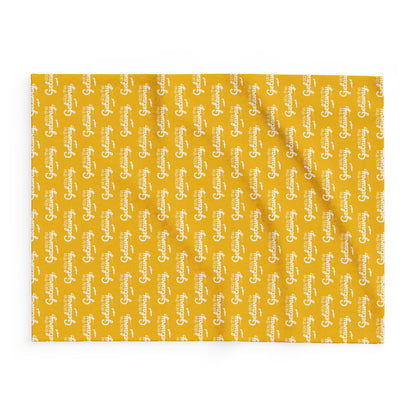 Cozy Getaway Arctic Fleece Blanket in Yellow