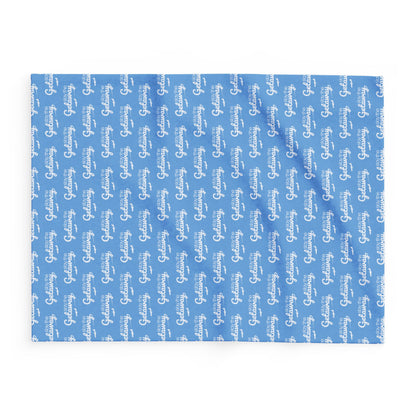 Cozy Getaway Arctic Fleece Blanket in Light Blue