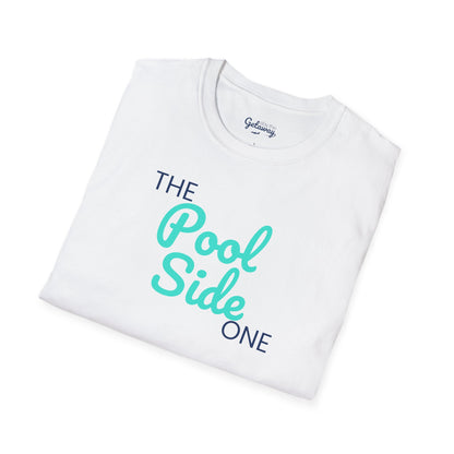 Trip Style - Pool Side - Unisex Softstyle T-Shirt, Summer Tee, Vacation Apparel, Beach Shirt, Relaxation Wear, Gift for Pool Lovers