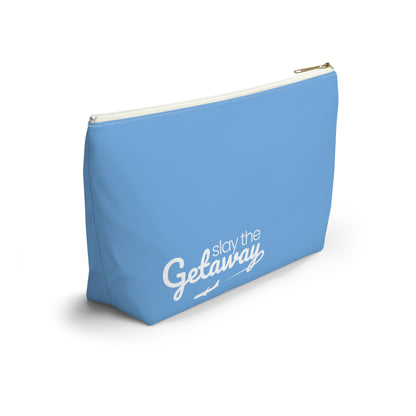 Weekender Pouch - Slay the Getaway Adventure Mini Bag in Light Blue