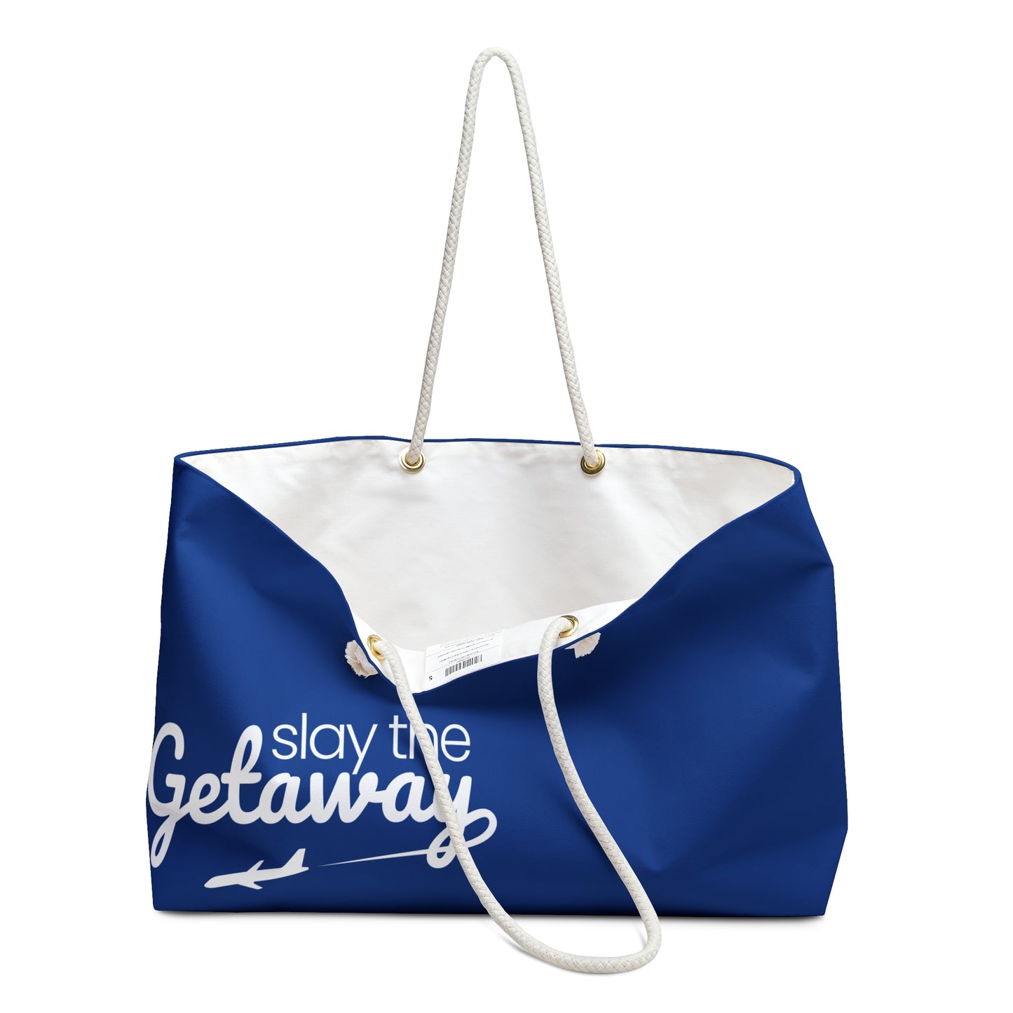 Weekender Tote - Slay the Getaway Adventure Bag in Dark Blue